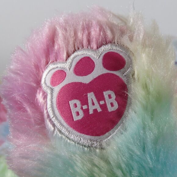Build A Bear Fairy Friend Plush Stuffed Animal Bear Pastel Tie Dye 16” BAB Wings - Picture 4 of 16